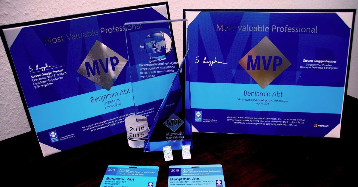 Unboxing Microsoft MVP Award 2016