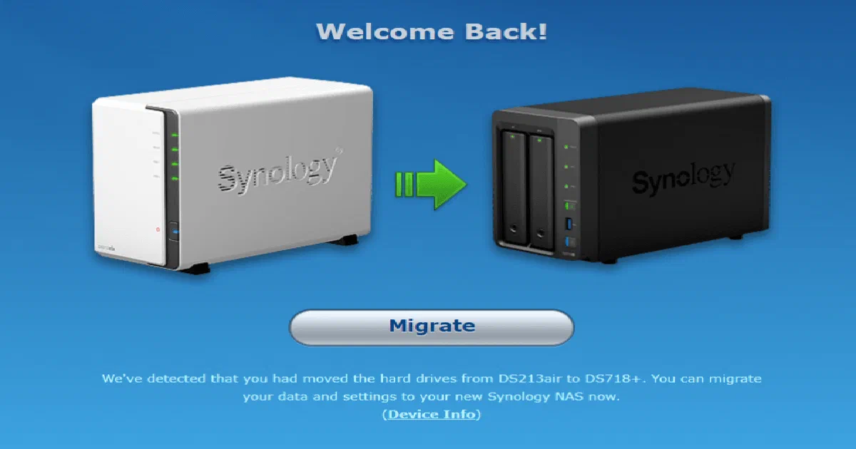 Convert ext4 file system to the new btrfs on a Synology NAS