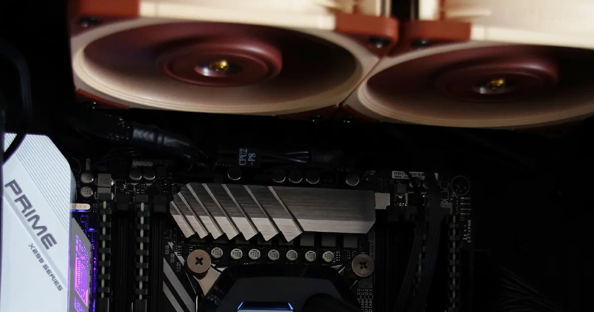 Review: Corsair H100i v2 auf Intel 7820X mit NOCTUA NF-A12x25