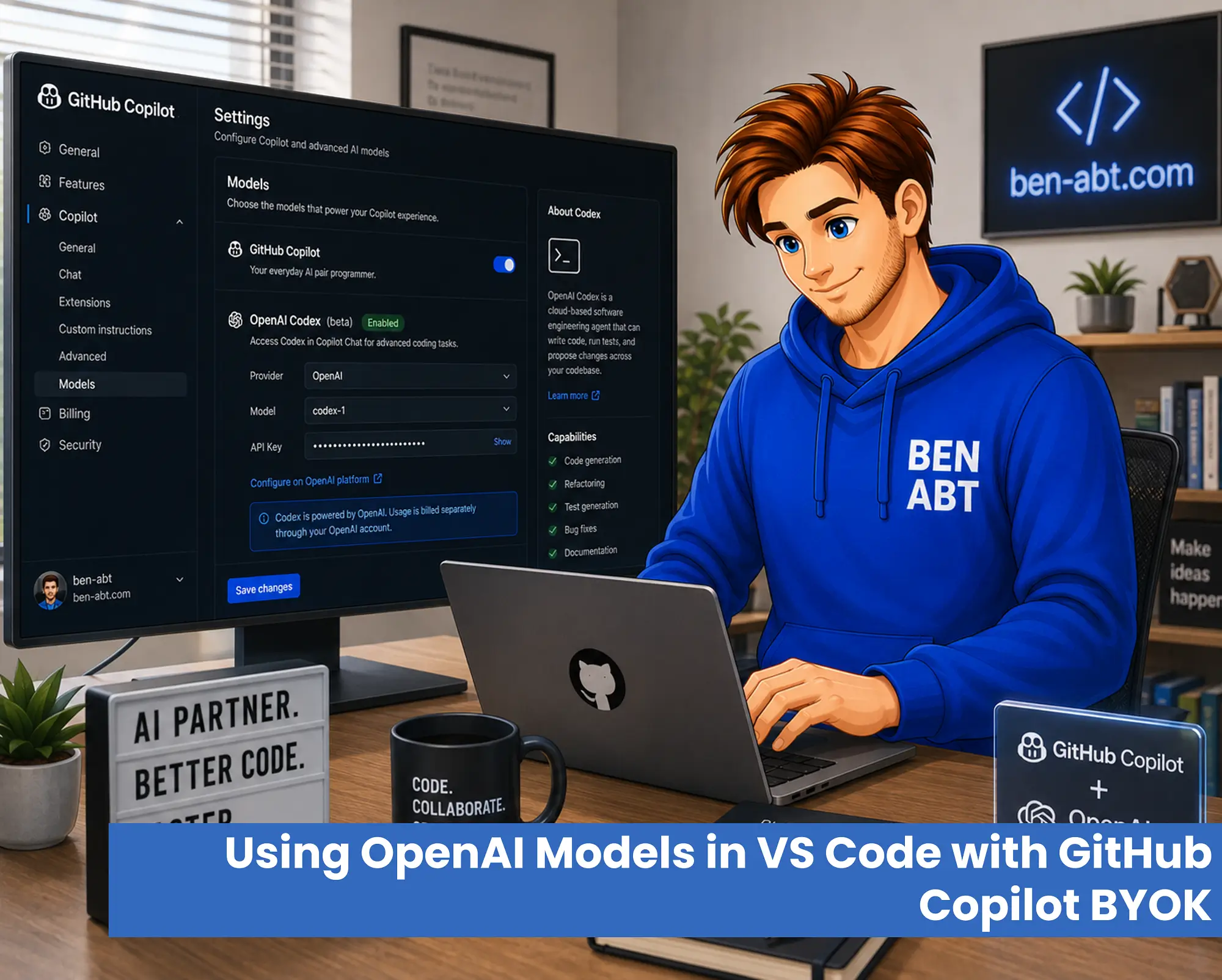 Using OpenAI Models in VS Code with GitHub Copilot BYOK