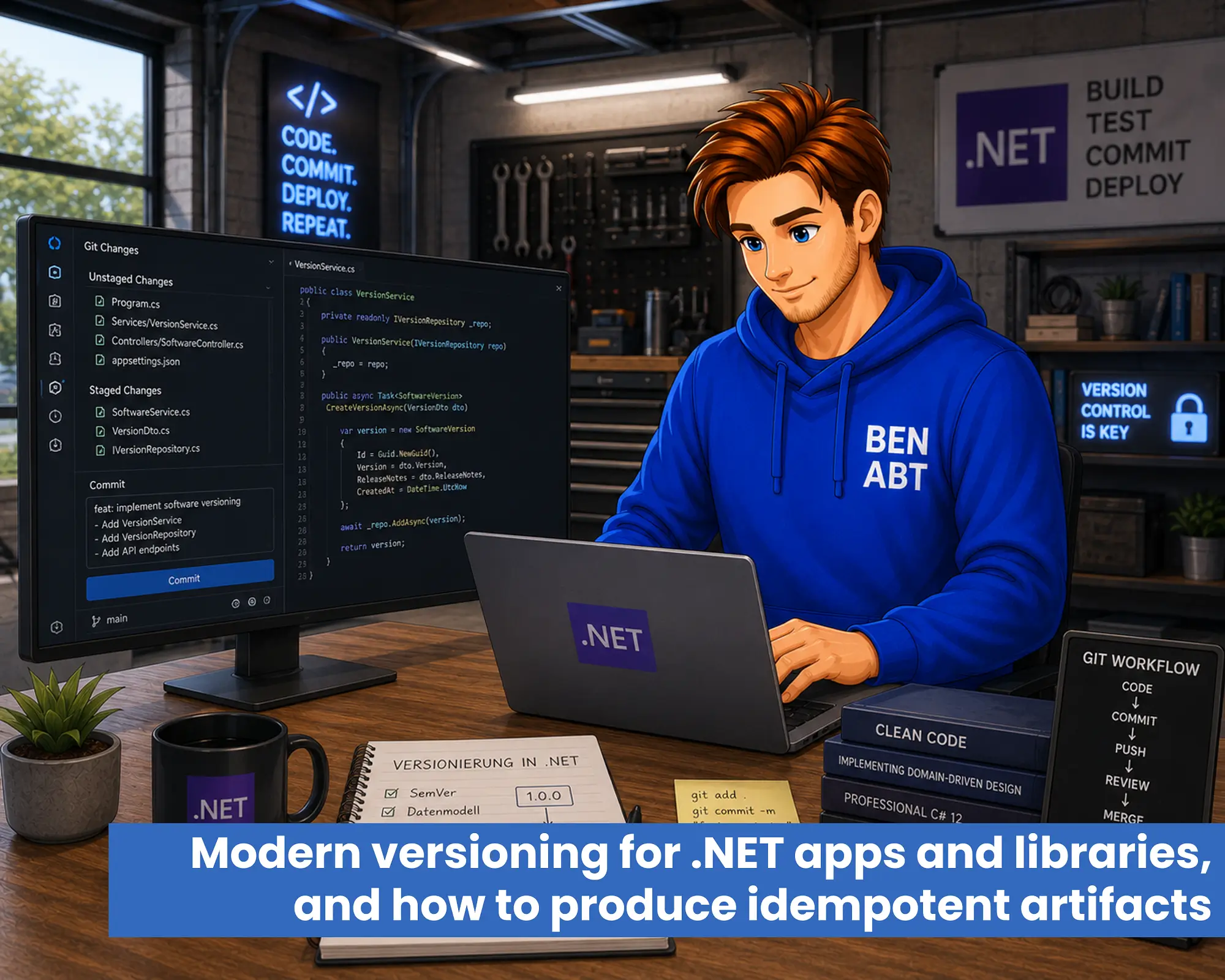 Modern versioning for .NET apps and libraries, and how to produce idempotent artifacts