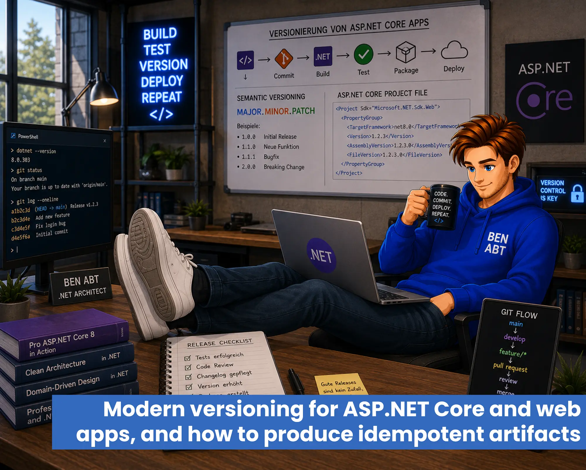 Modern versioning for ASP.NET Core and web apps and how to produce idempotent artifacts