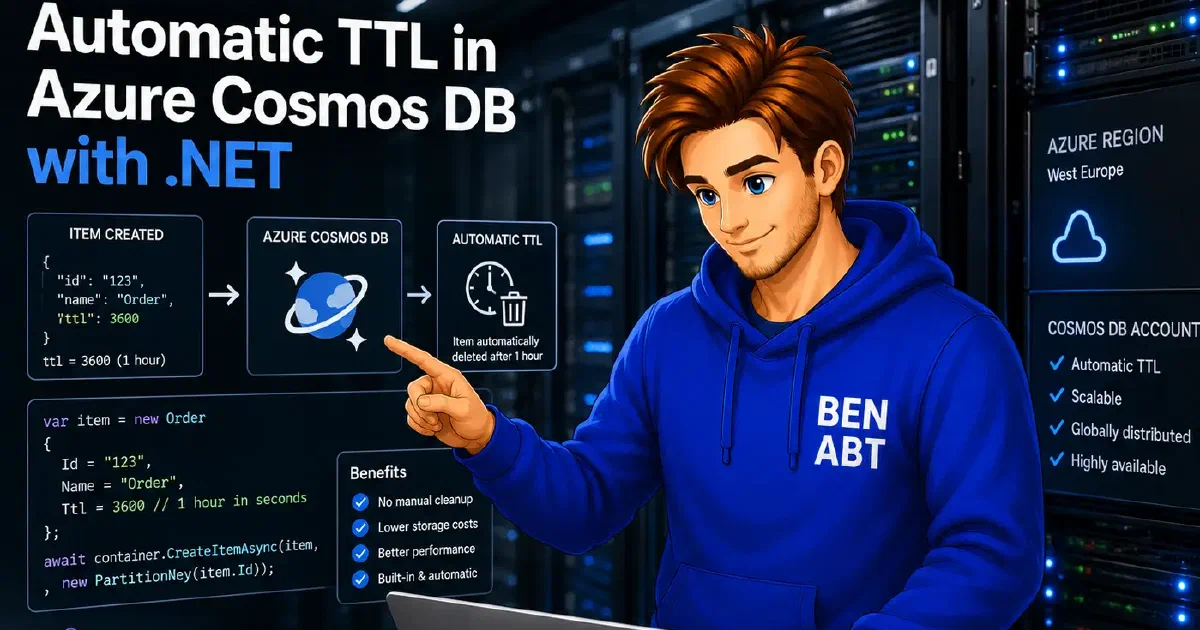 Automatic TTL in Azure Cosmos DB with .NET