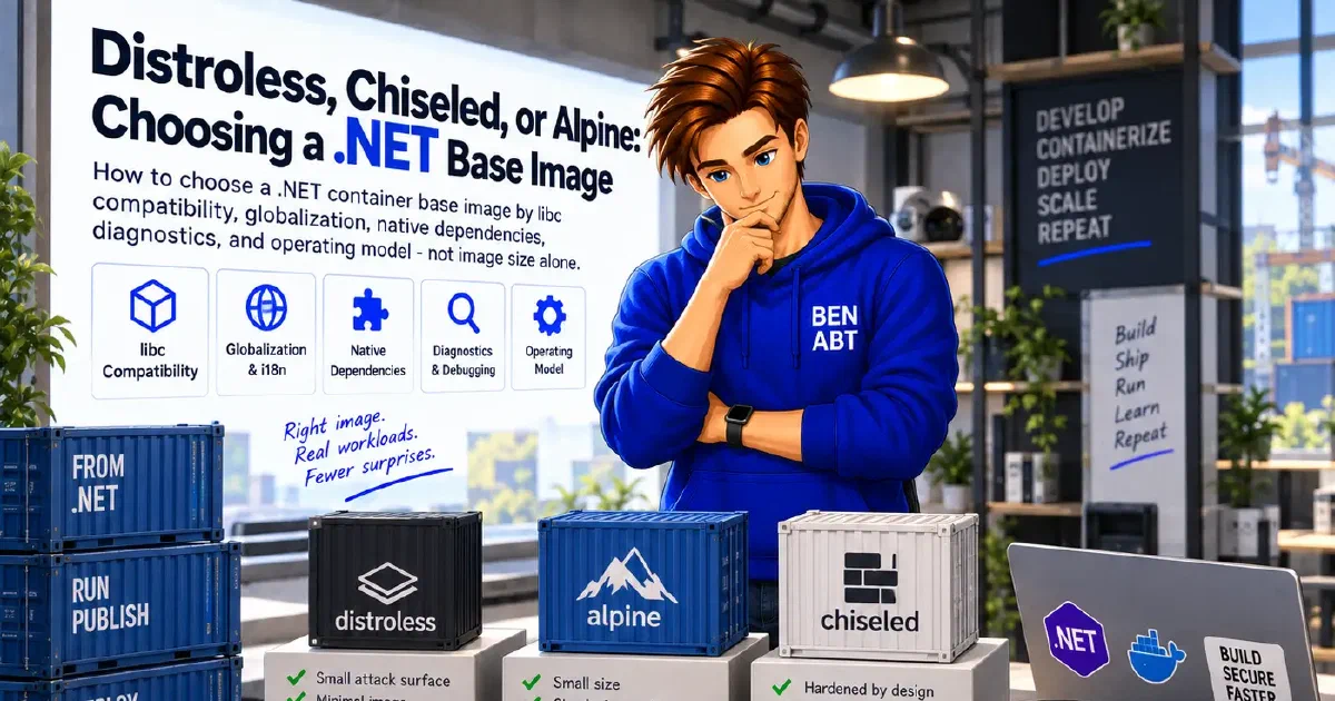 Distroless, Chiseled or Alpine: Choosing a .NET Base Image